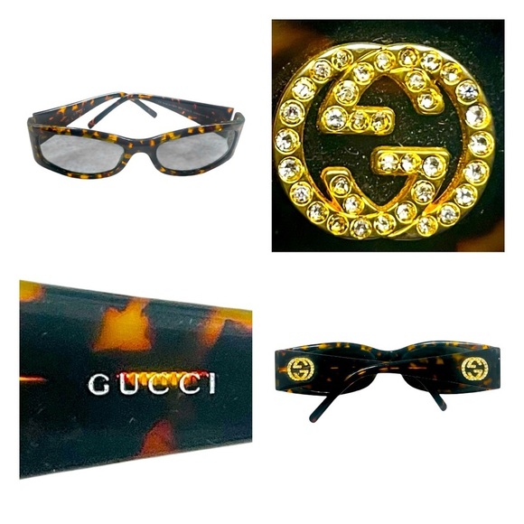 Gucci Tortoise Women Sunglasses Luxury Accessories GG 2526/S - Picture 11 of 11